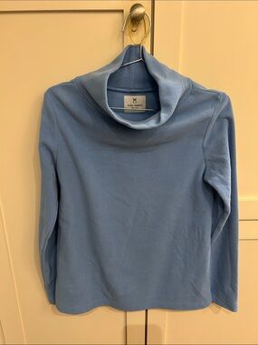Dudley Stephens Periwinkle Blue terry “greenpoint” fleece, size small